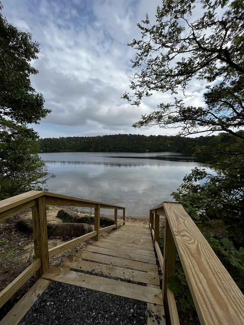 long-pond-wellfleet-stairs